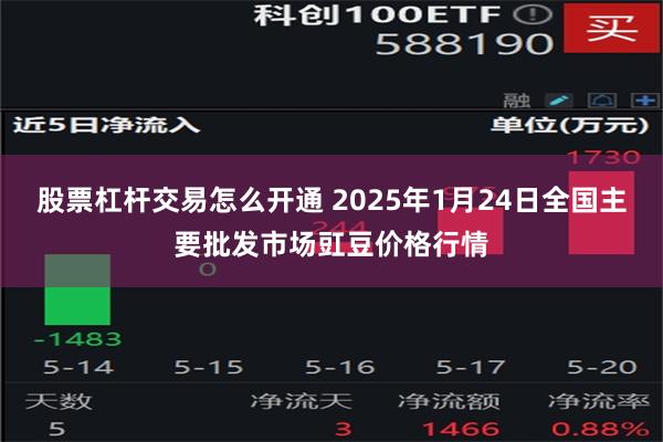 股票杠杆交易怎么开通 2025年1月24日全国主要批发市场豇豆价格行情