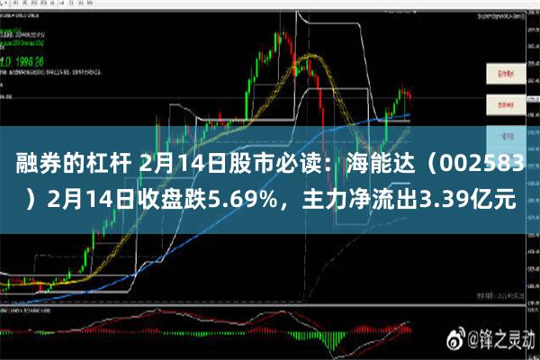 融券的杠杆 2月14日股市必读：海能达（002583）2月14日收盘跌5.69%，主力净流出3.39亿元