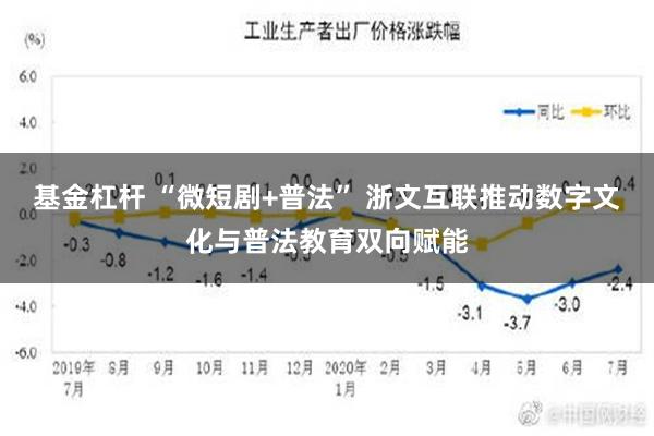 基金杠杆 “微短剧+普法” 浙文互联推动数字文化与普法教育双向赋能